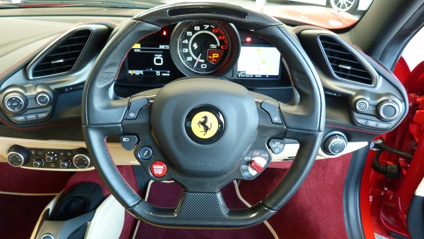 2018 Ferrari 488 GTB offered by a franchised dealer group in Cheltenham, United Kingdom, photo 19 of 25