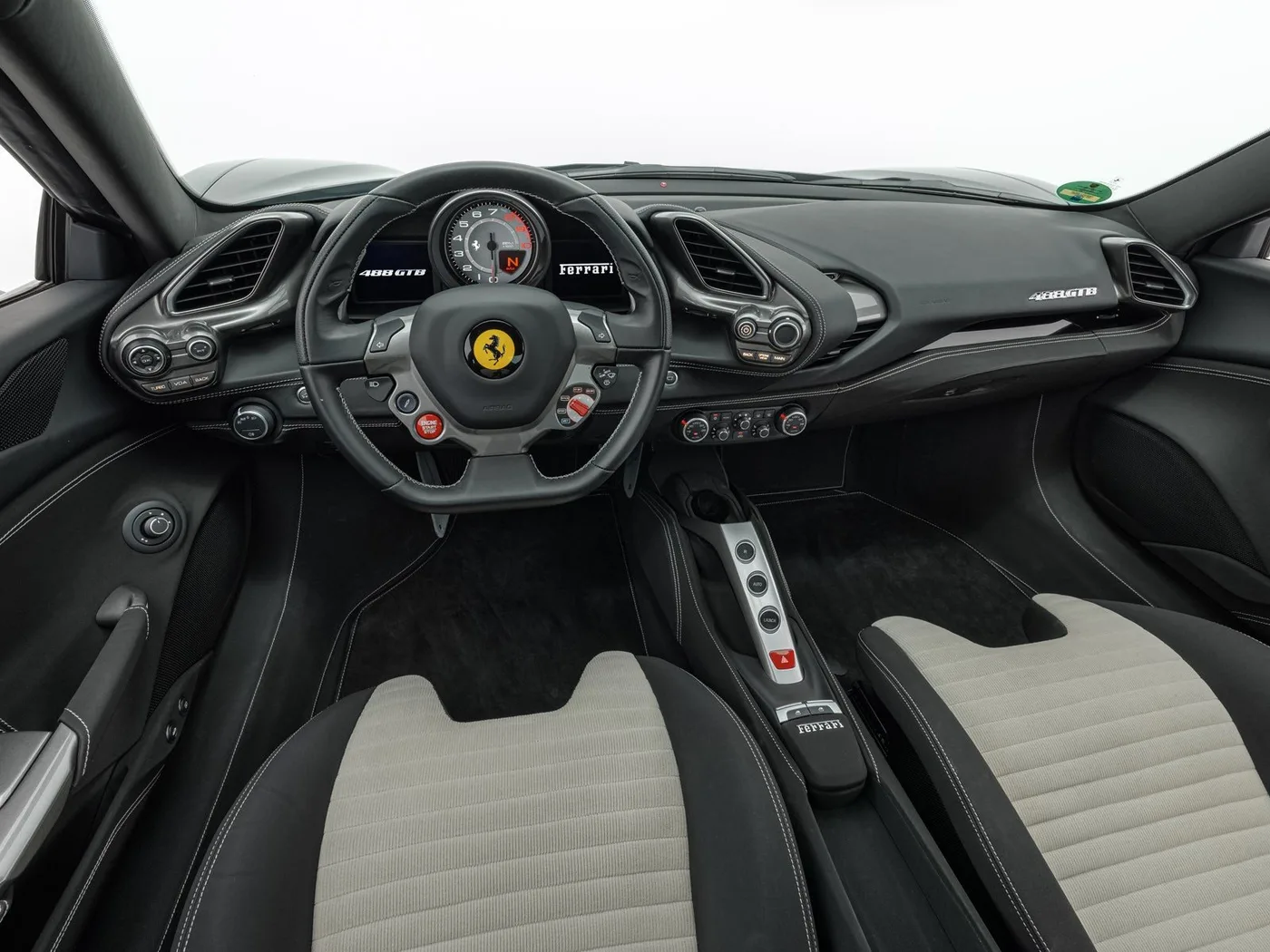 2018 Ferrari 488 GTB Tailor Made 70 Anni offered by a specialist dealer in Böblingen, Germany, photo 13 of 15