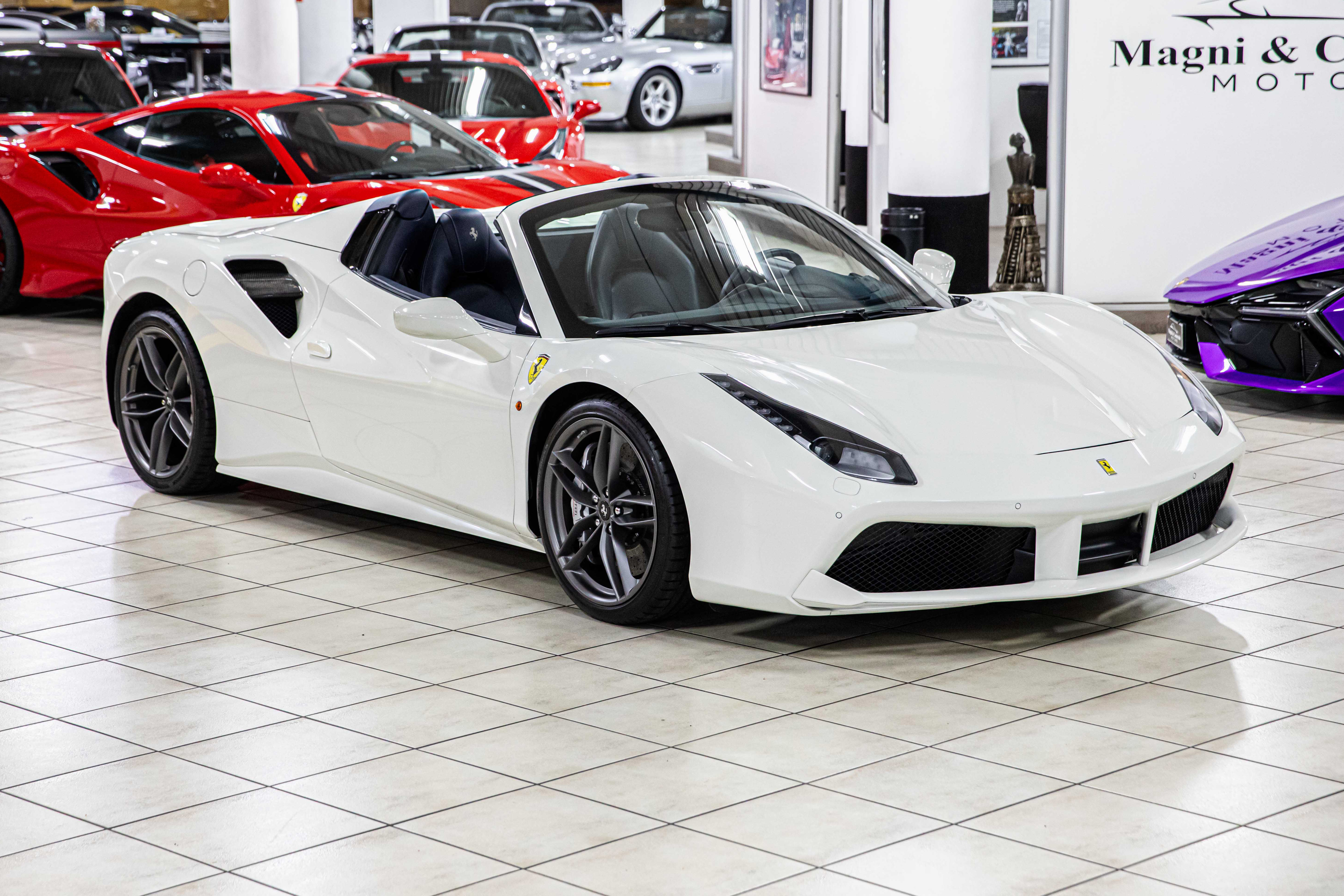 2018 Ferrari 488 Spider offered by a specialist dealer in Milan, Italy, photo 2 of 20