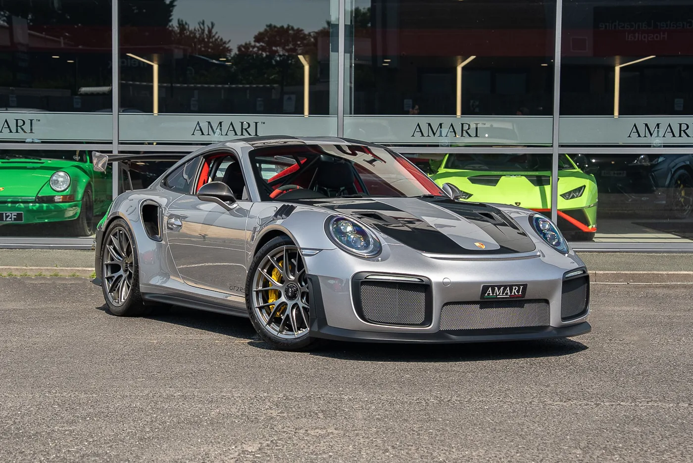 2018 Porsche 911 GT2 RS Weissach package offered by a supercar dealer in Preston, United Kingdom, photo 10 of 25