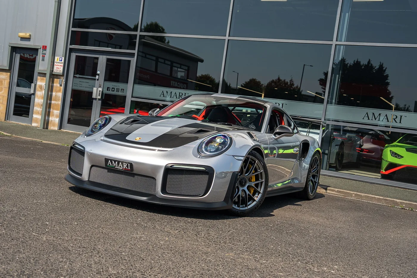 2018 Porsche 911 GT2 RS Weissach package offered by a supercar dealer in Preston, United Kingdom, photo 12 of 25