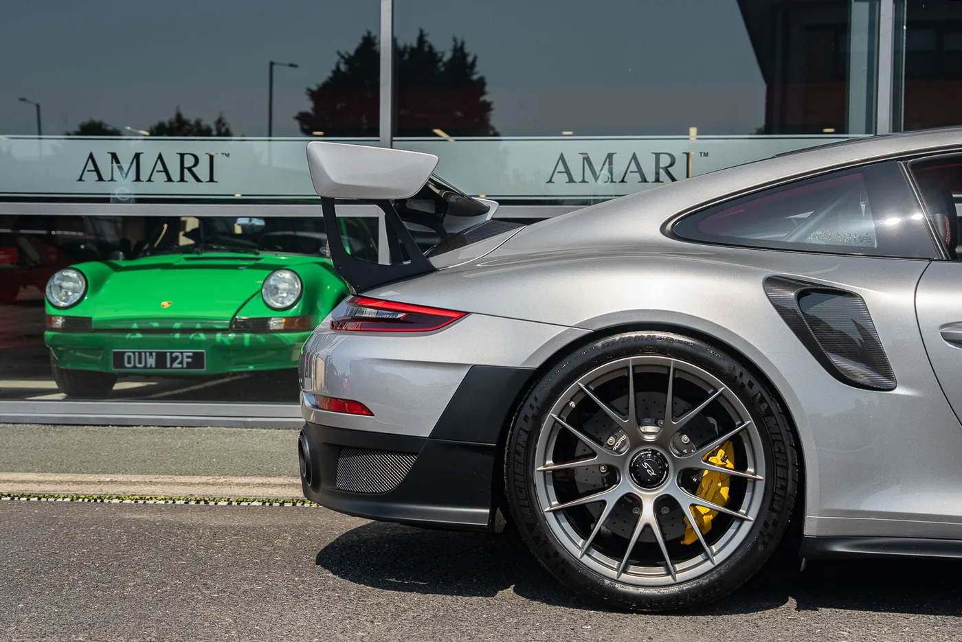 2018 Porsche 911 GT2 RS Weissach package offered by a supercar dealer in Preston, United Kingdom, photo 14 of 25