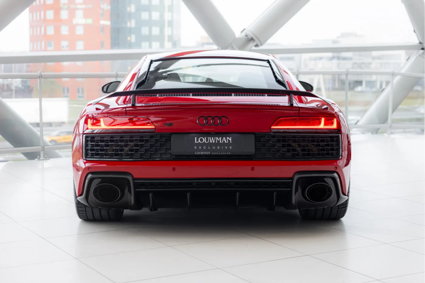 2019 Audi R8 V10 performance quattro offered by an official McLaren and Morgan dealer in Utrecht, Netherlands, photo 7 of 25