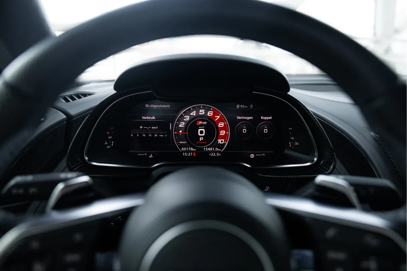 2019 Audi R8 V10 performance quattro offered by an official McLaren and Morgan dealer in Utrecht, Netherlands, photo 12 of 25