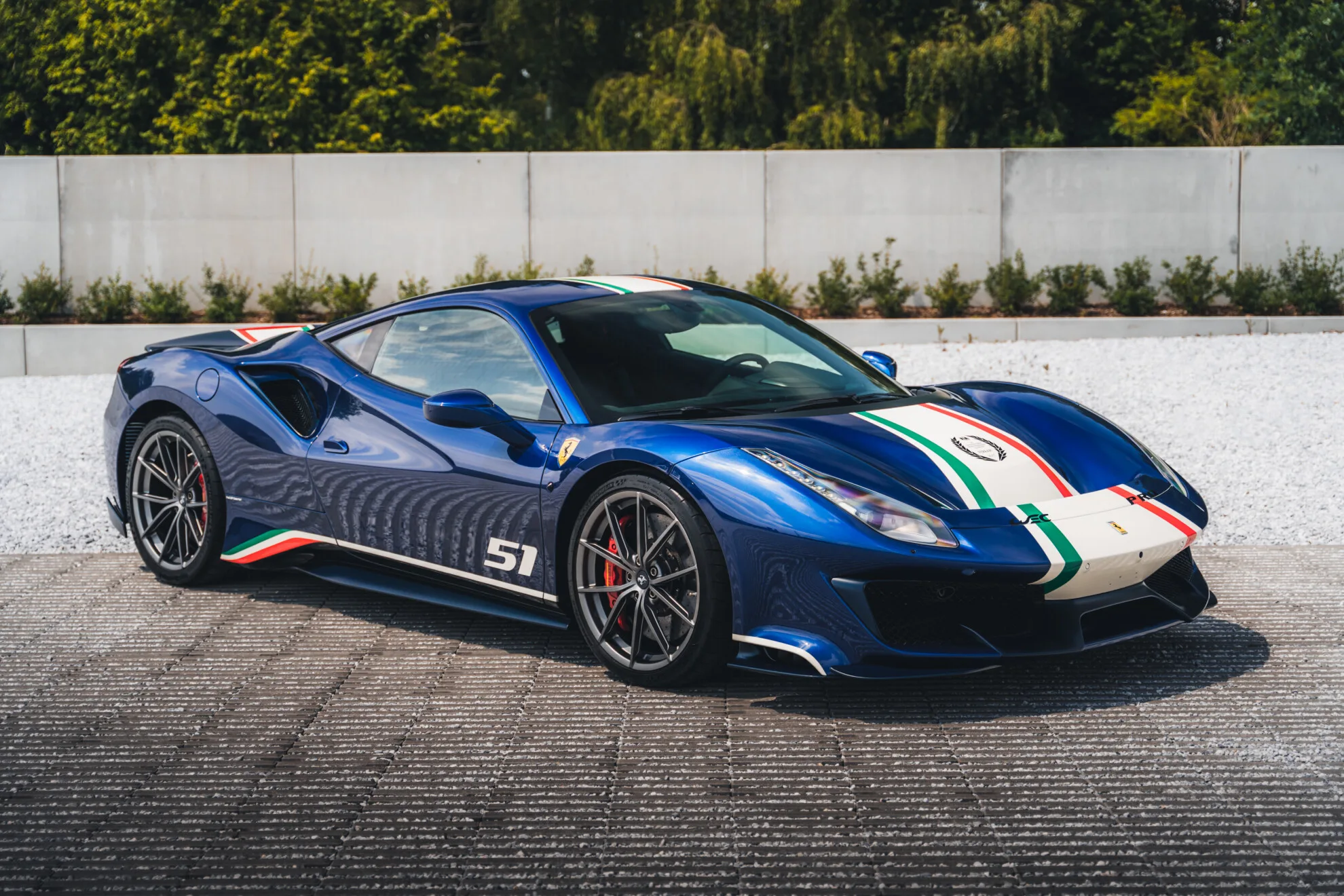 2019 Ferrari 488 Pista offered by a specialist dealer in Harelbeke, Belgium, main photo