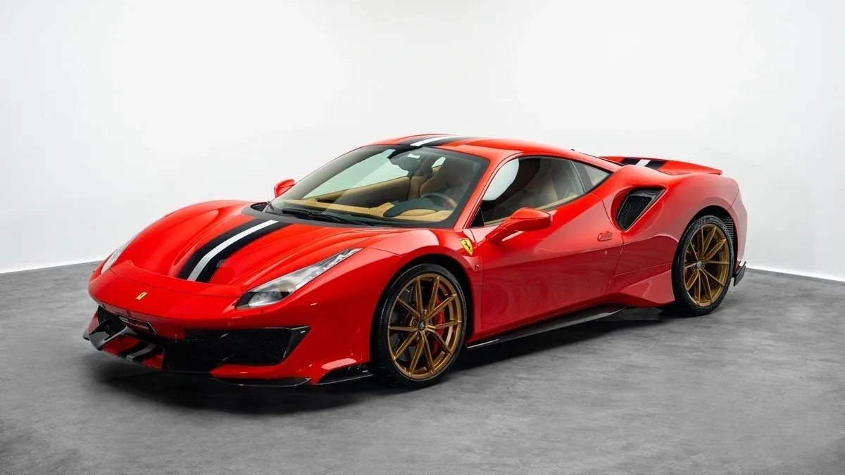 2019 Ferrari 488 Pista offered by a specialist dealer in Dubai, United Arab Emirates, main photo