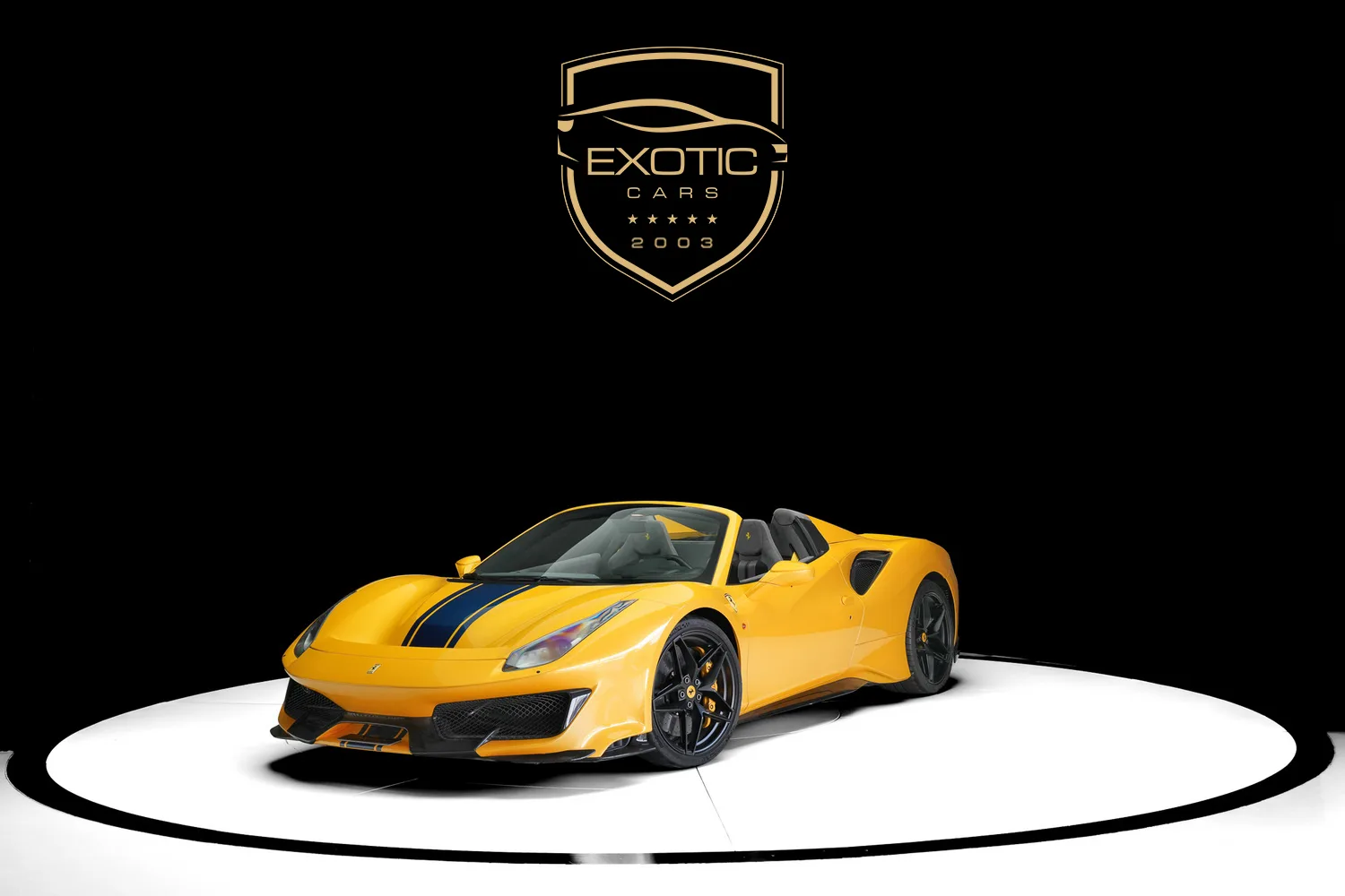 2019 Ferrari 488 Pista Spider offered by a specialist dealer in Dubai, United Arab Emirates, main photo