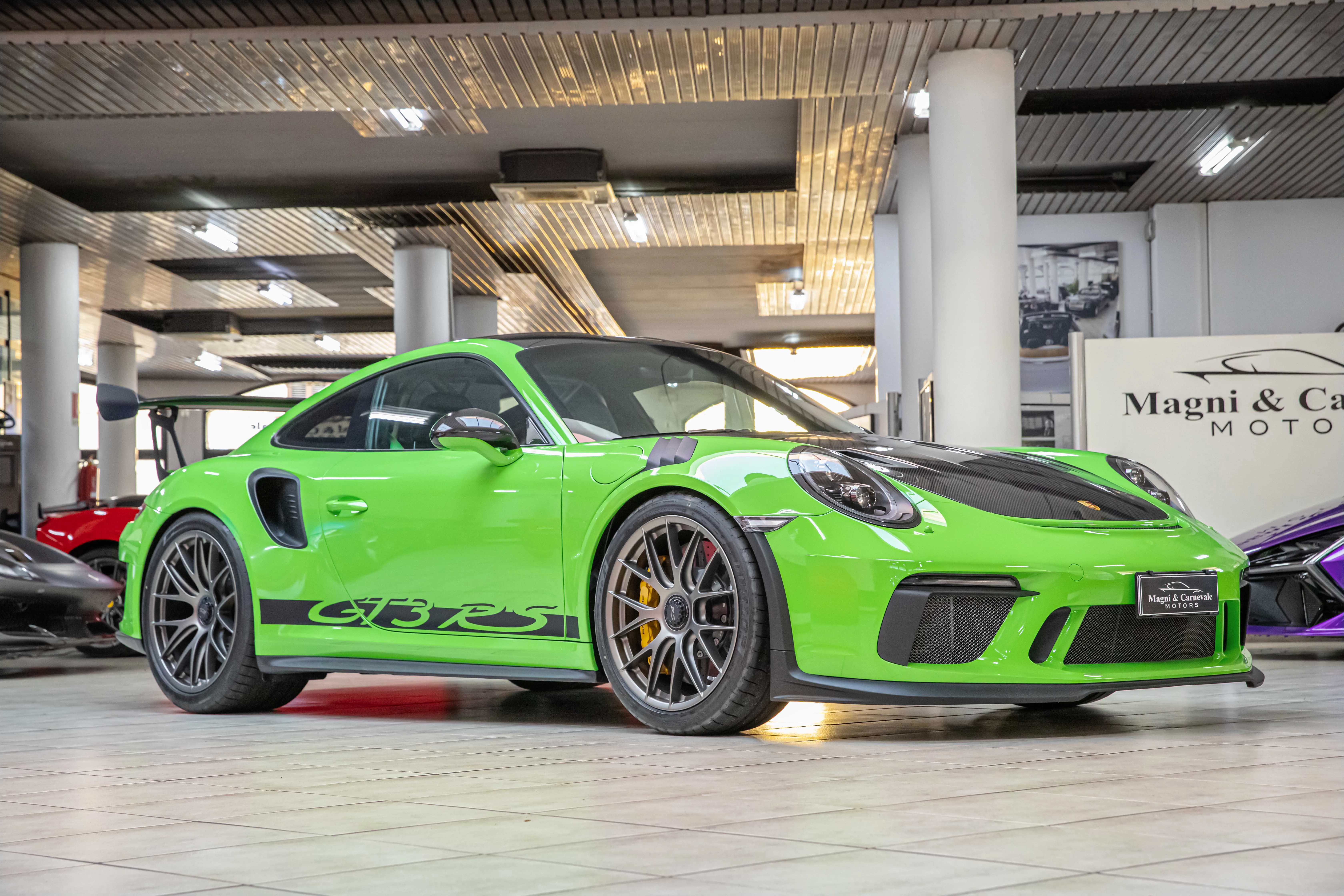 2019 Porsche 991 GT3 RS MK2 WEISSACH proposée par un concessionnaire spécialisé à Milan, Italie, photo principale