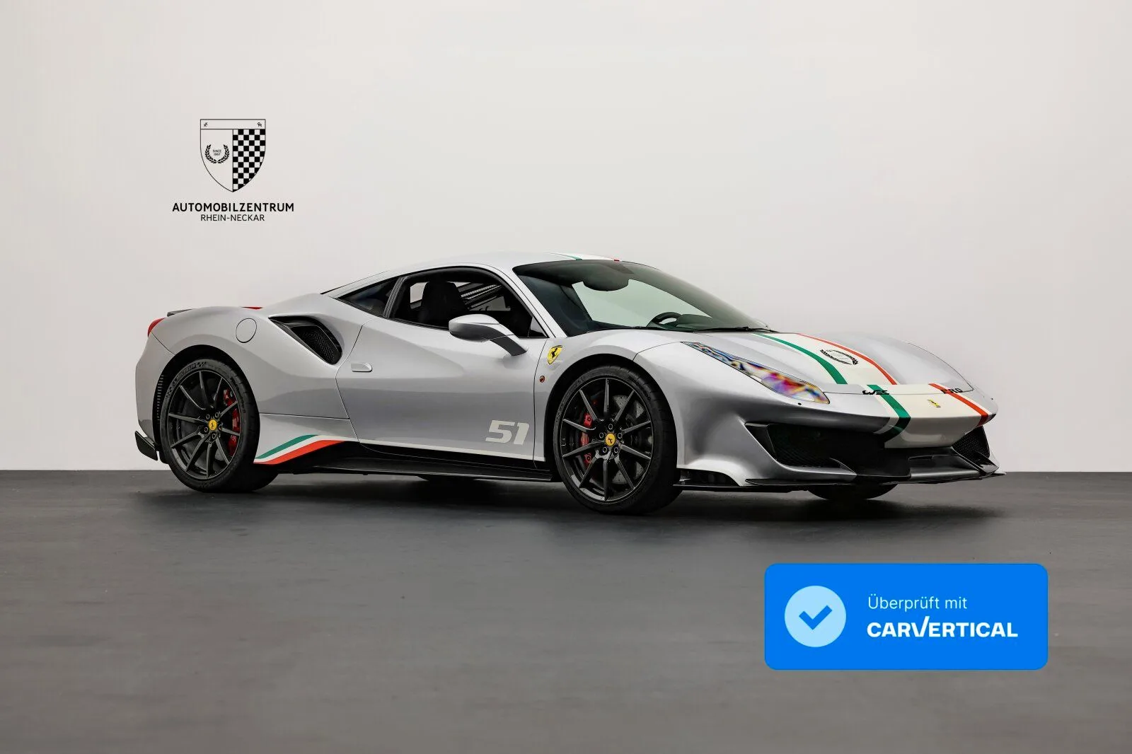 2020 Ferrari 488 Pista angeboten von einem Supersportwagenhändler in Viernheim, Deutschland, Hauptfoto