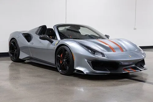 2020 Ferrari 488 Pista Spider vendue par un concessionnaire spécialisé à Costa Mesa, États-Unis, photo principale