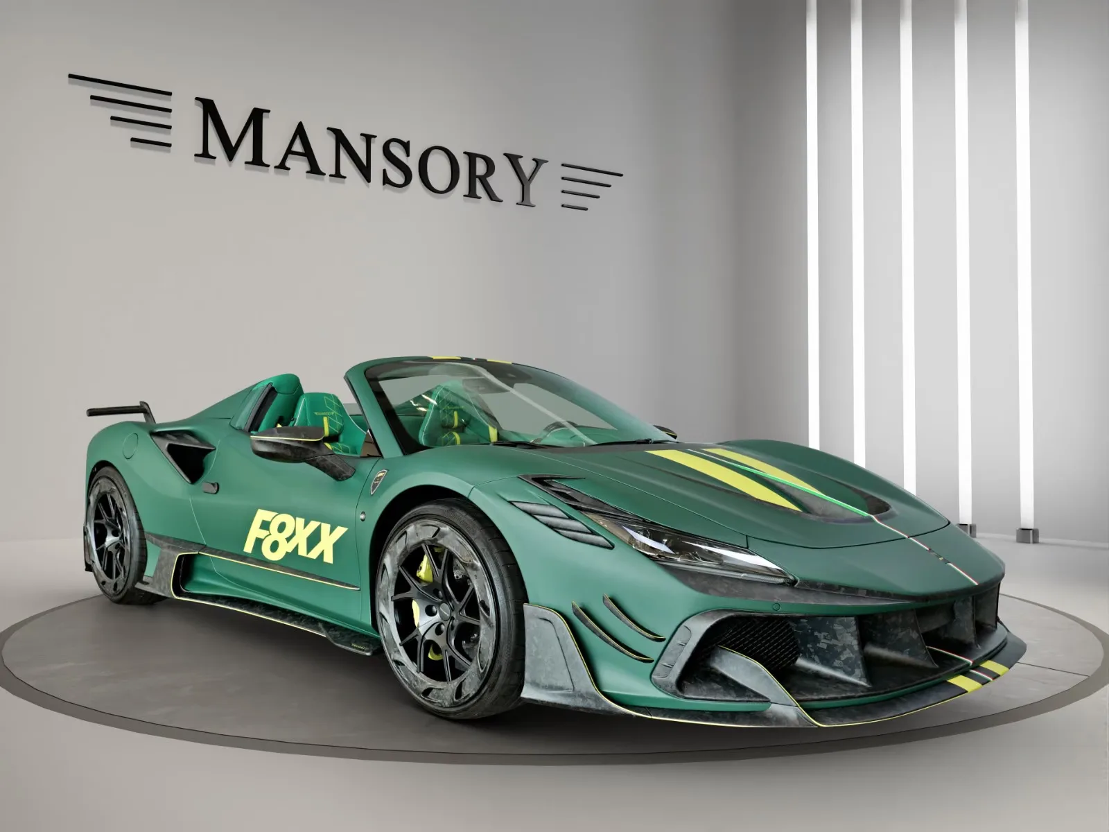 2020 Ferrari F8 Spider MANSORY F8XX angeboten von einem Fachhändler in Prag, Tschechien, Hauptfoto