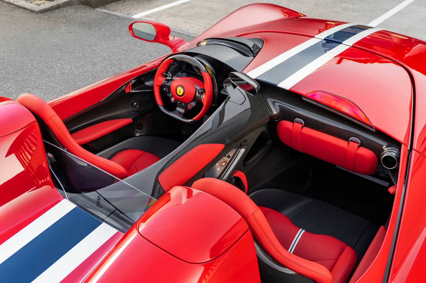 2020 Ferrari Monza SP2 offered by a supercar dealer in Woerden, Netherlands, photo 12 of 25