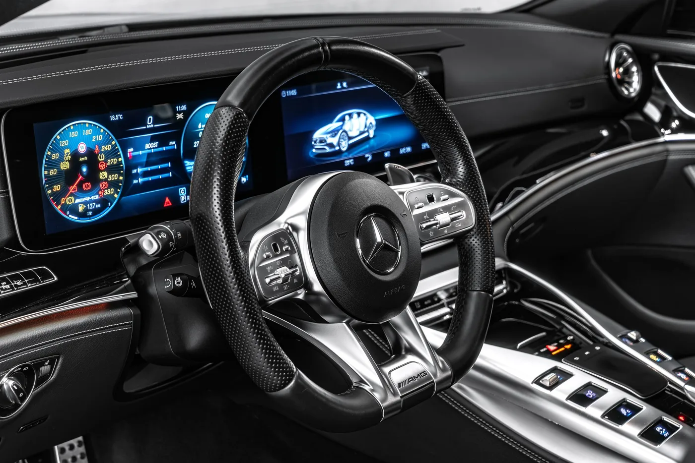 2020 Mercedes-AMG GT 53 4MATIC offered by a specialist dealer in Ostrava, Czechia, photo 15 of 15
