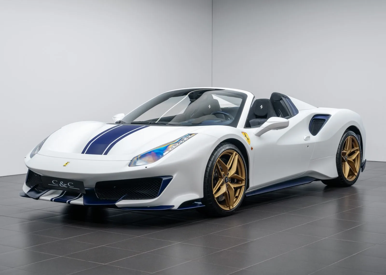 2021 Ferrari 488 Pista Spider offered by a supercar dealer in Putzbrunn, Germany, main photo