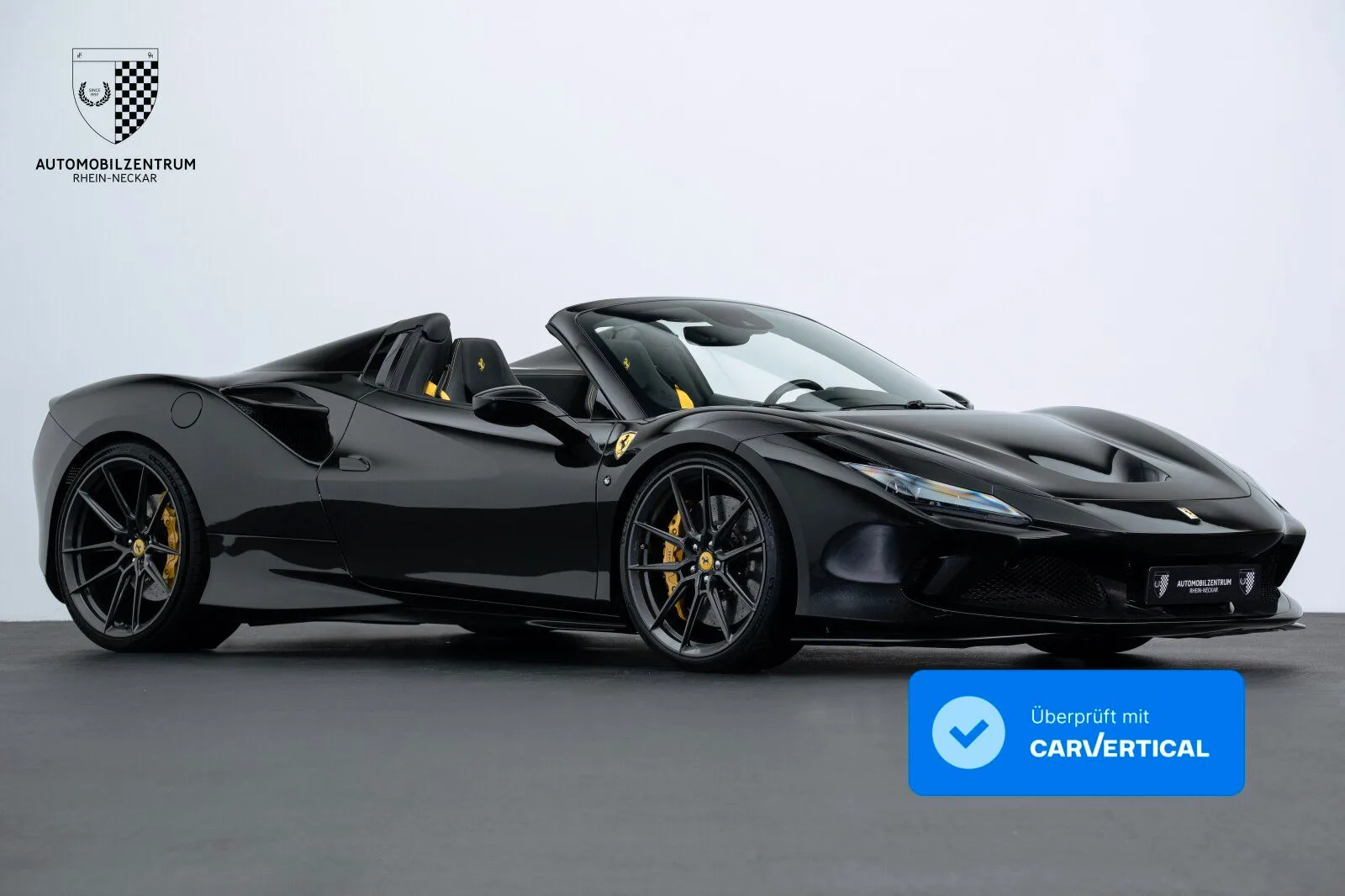 2021 Ferrari F8 Spider offered by a supercar dealer in Viernheim, Germany, main photo