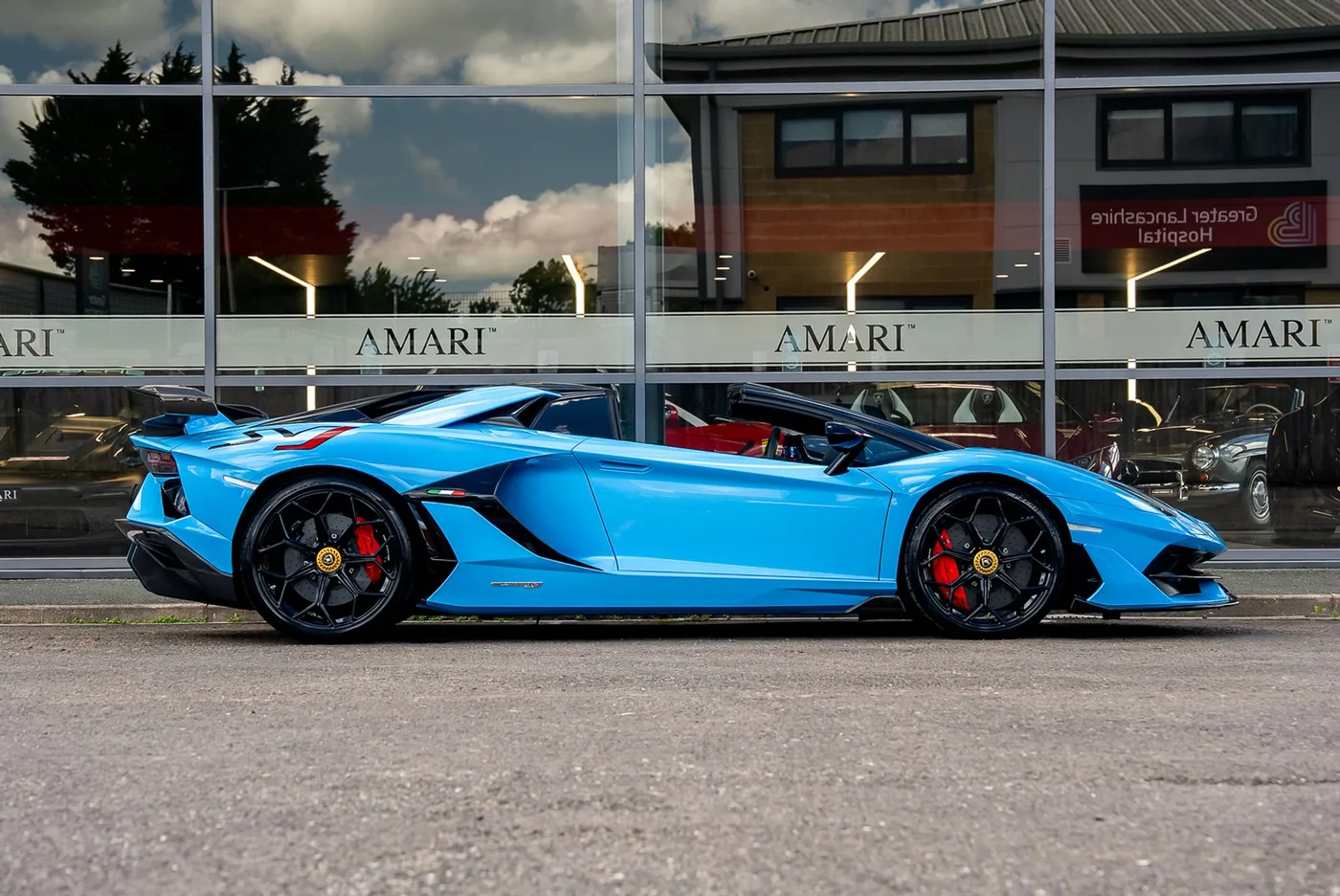 2021 Lamborghini Aventador SVJ Roadster offered by a supercar dealer in Preston, United Kingdom, photo 2 of 25