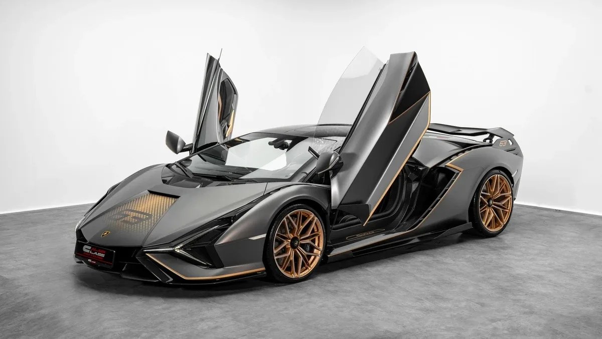 2021 Lamborghini Sián FKP 37 offered by a specialist dealer in Dubai, United Arab Emirates, main photo