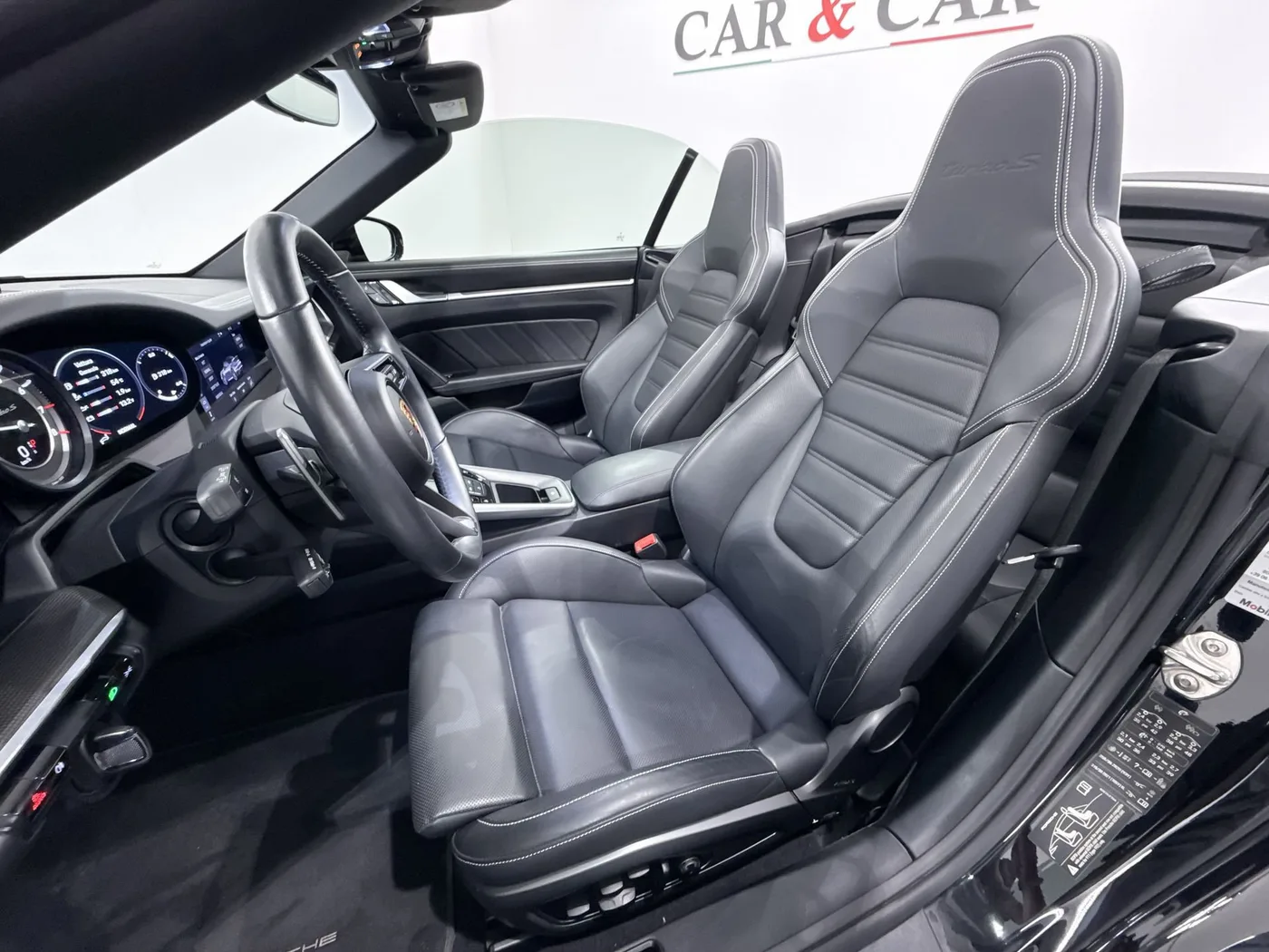 2021 Porsche 911 Turbo S Cabriolet offered by a supercar dealer in Zibido San Giacomo, Italy, photo 20 of 24
