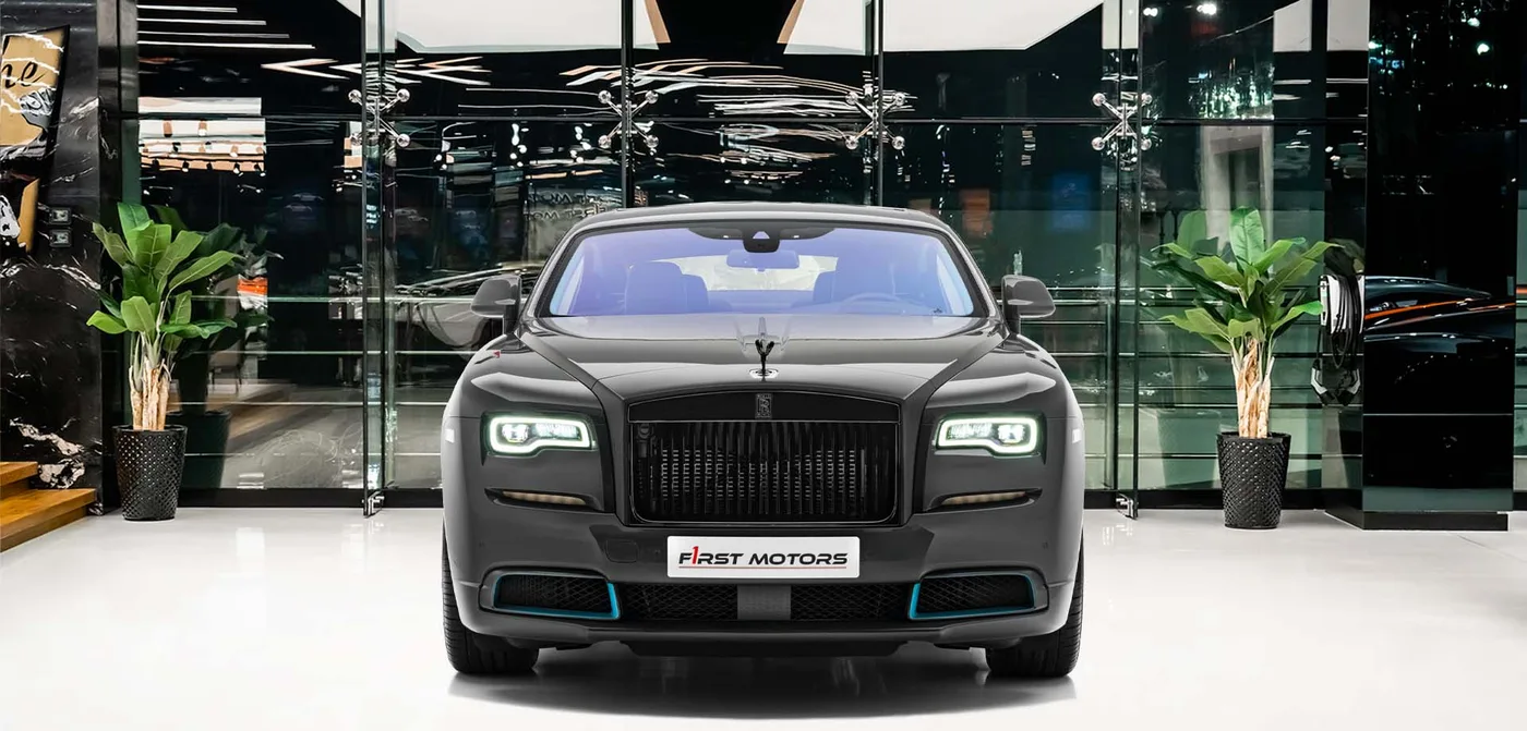 2021 Rolls-Royce Wraith offered by a specialist dealer in Dubai, United Arab Emirates, exterior view 3