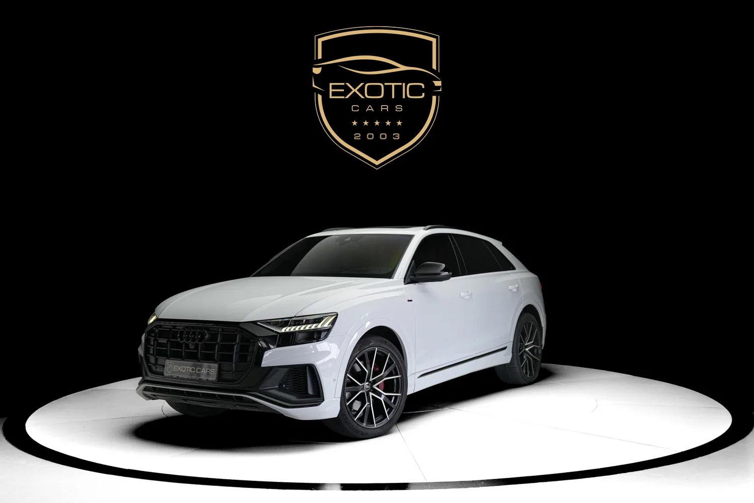 2022 Audi Q8 55 TFSI S line offered by a specialist dealer in Dubai, United Arab Emirates, main photo