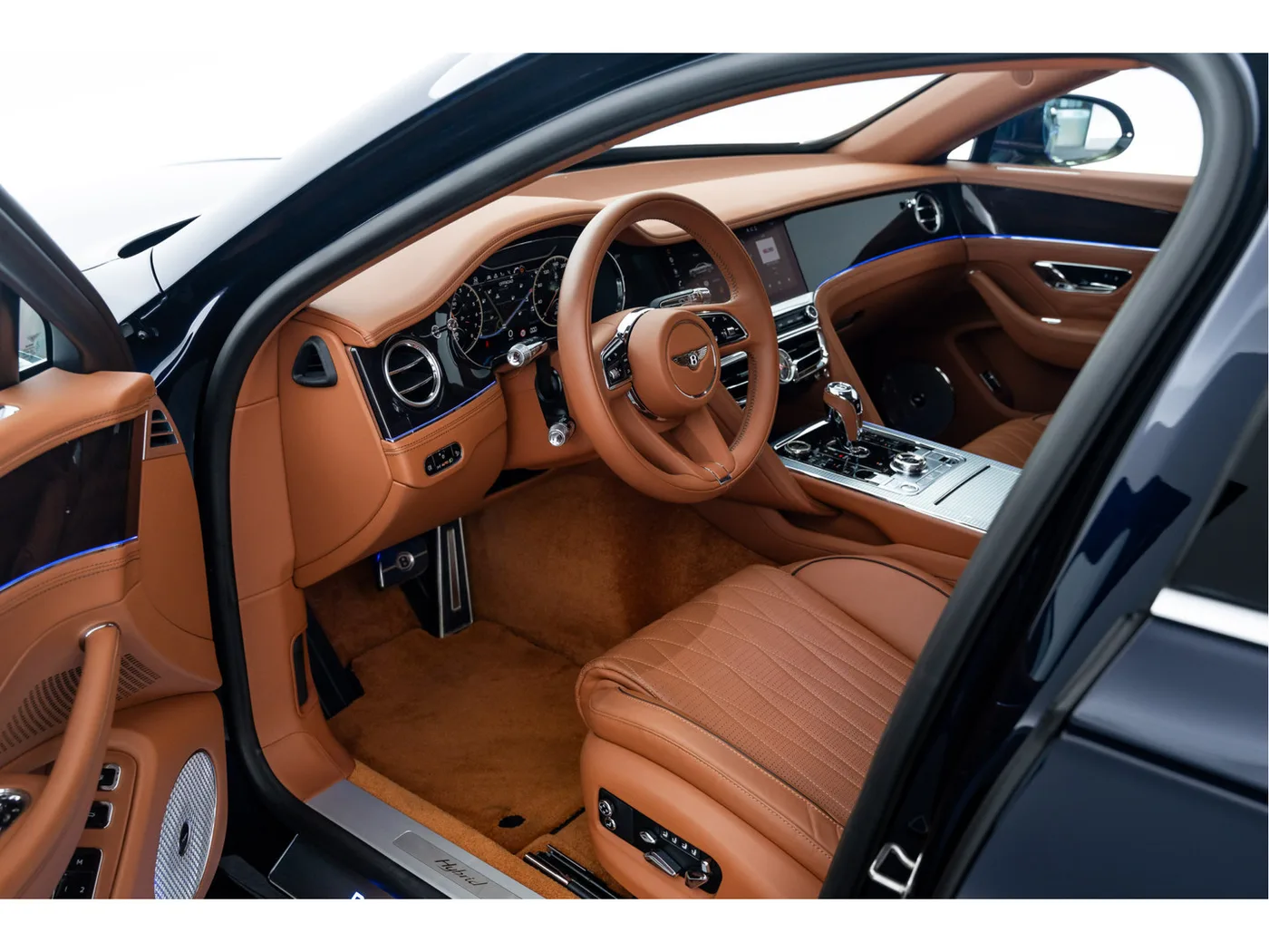 2022 Bentley Flying Spur Hybrid angeboten von einem offiziellen Bentley-Vertragshändler in Rotterdam, Niederlande, Foto 5 von 15