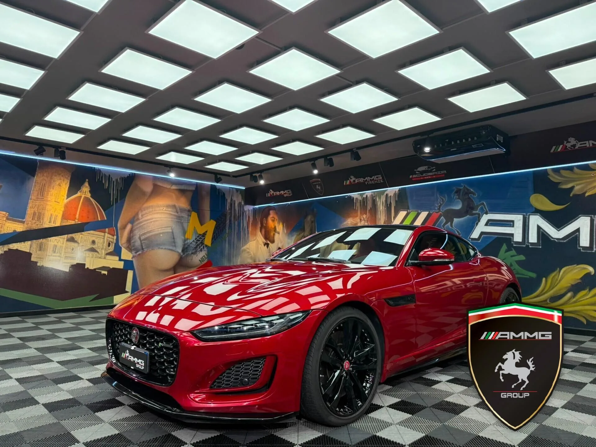 2022 Jaguar F-Type 75 P450 AWD Coupé offered by a specialist dealer in Calenzano, Italy, main photo