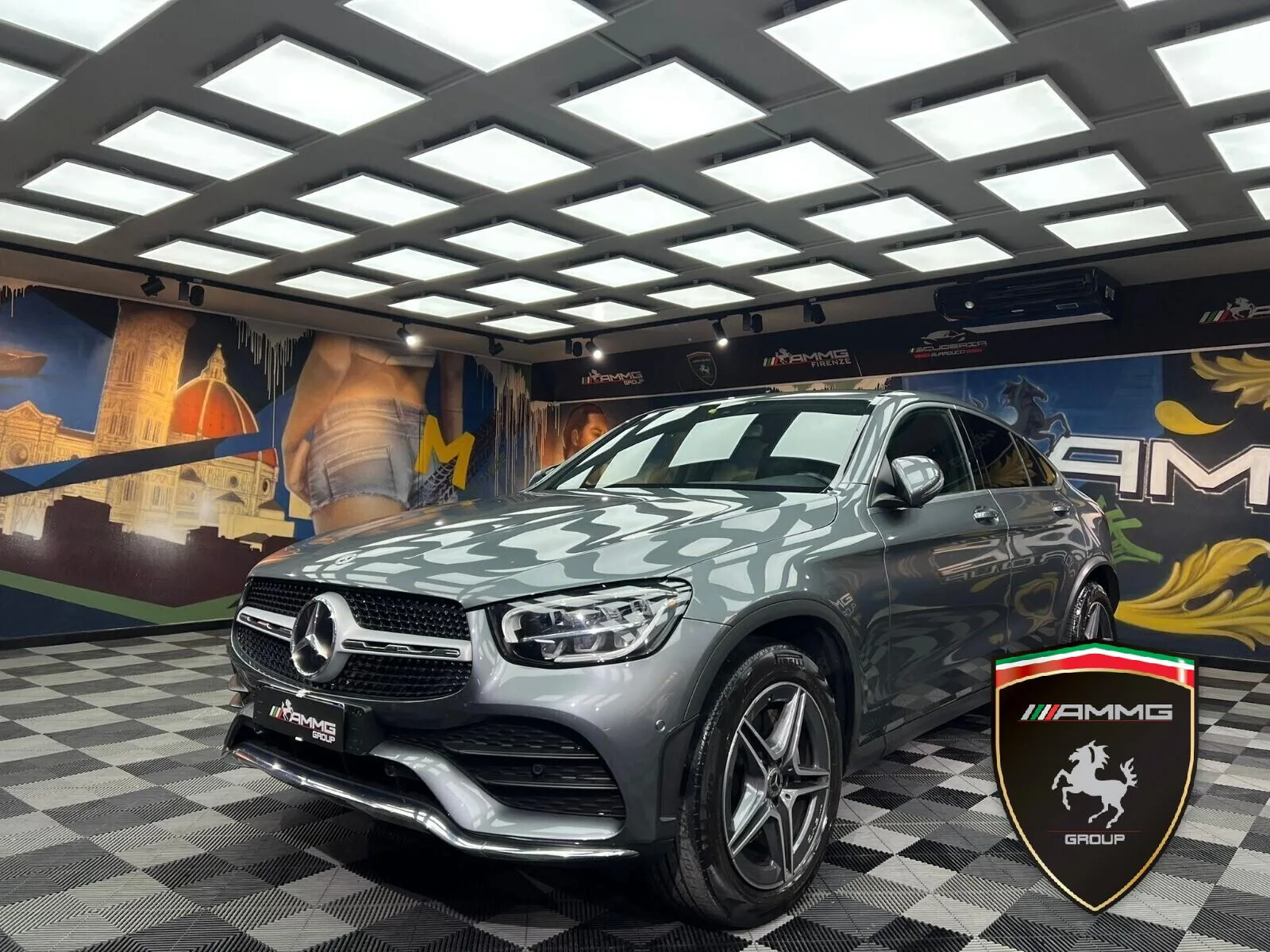 2022 Mercedes-Benz GLC Coupé 220 d 4MATIC offered by a specialist dealer in Calenzano, Italy, main photo