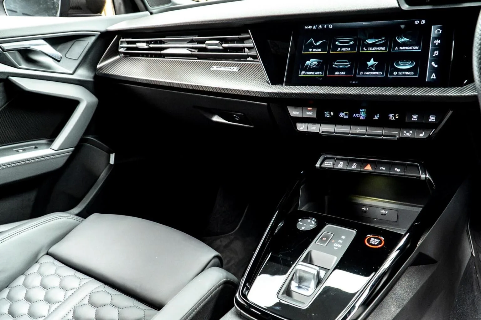 2023 Audi RS3 Sedan Carbon Black, 24/30