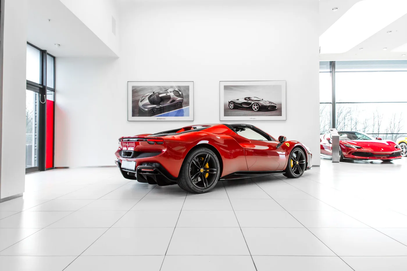2023 Ferrari 296 GTS offered by a specialist dealer in Hengelo, Netherlands, photo 4 of 15