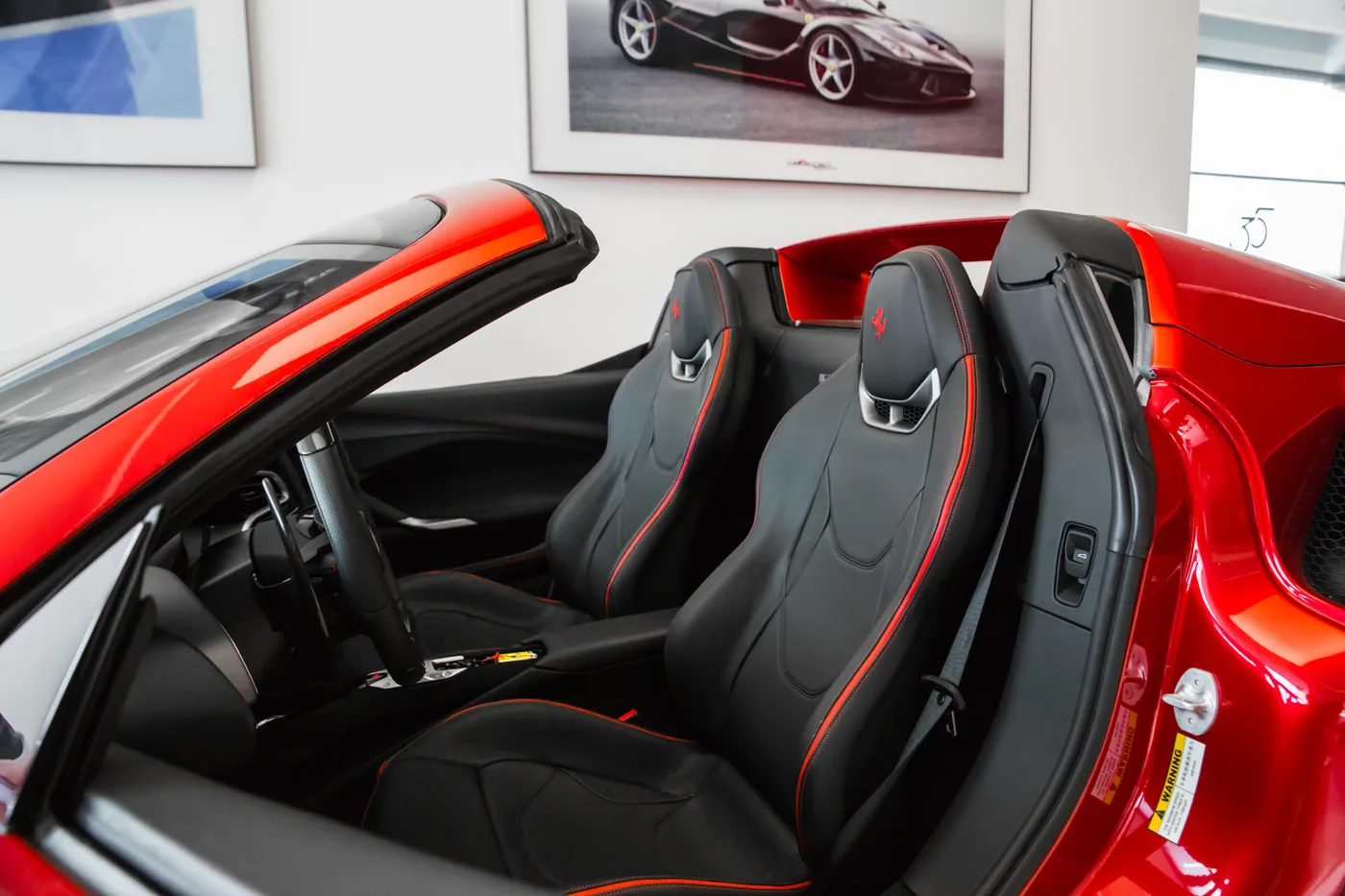 2023 Ferrari 296 GTS offered by a specialist dealer in Hengelo, Netherlands, photo 6 of 15