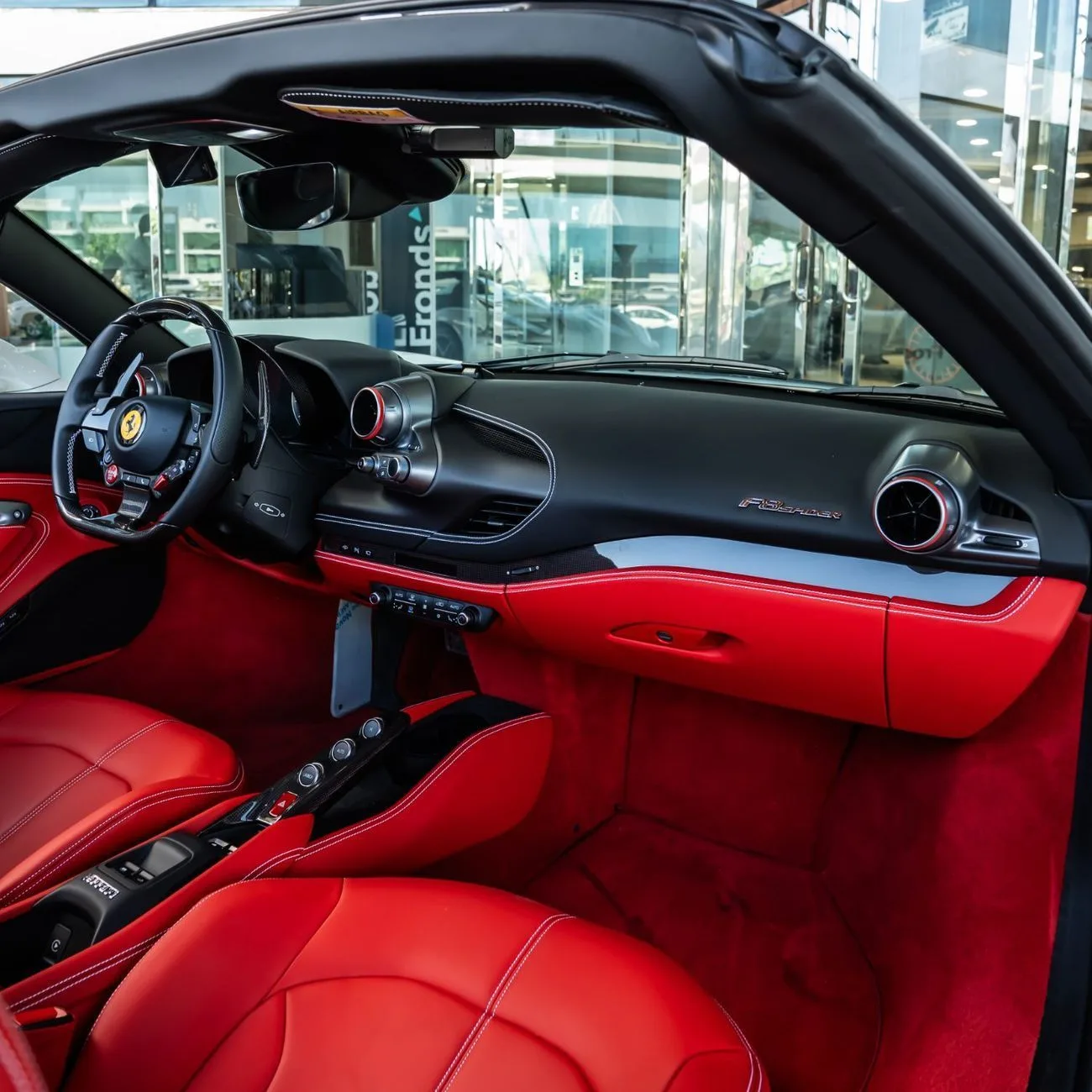 2023 Ferrari F8 Spider offered by a specialist dealer in Dubai, United Arab Emirates, photo 13 of 21