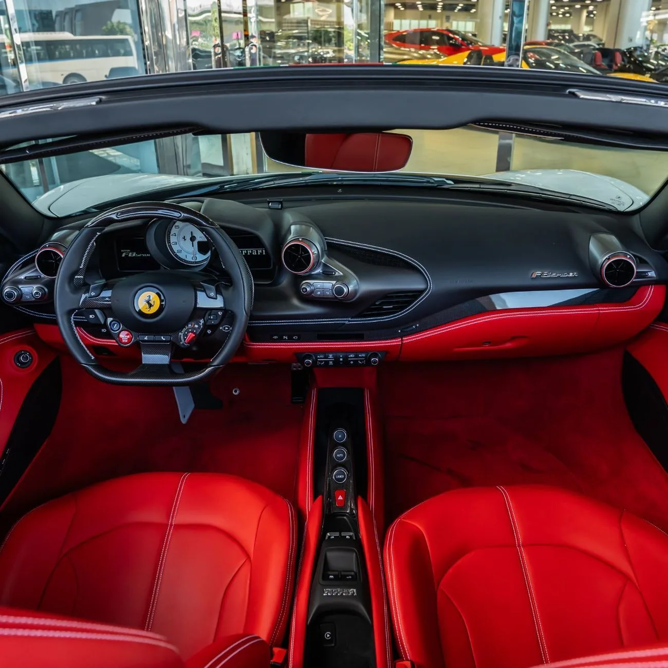 2023 Ferrari F8 Spider offered by a specialist dealer in Dubai, United Arab Emirates, photo 15 of 21