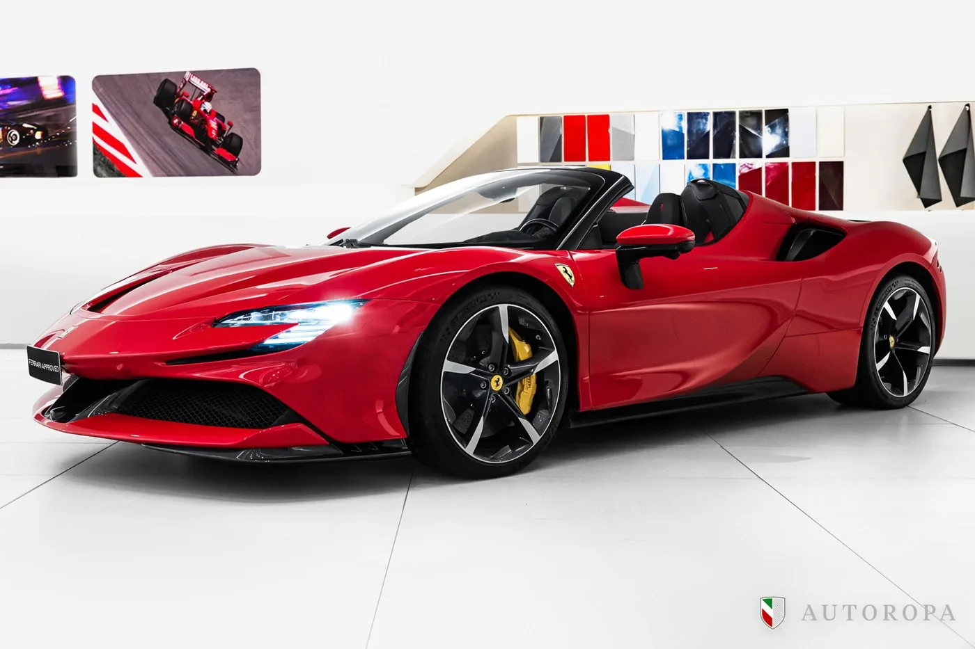 2023 Ferrari SF90 Spider proposée par un concessionnaire agréé Ferrari et Maserati à Stockholm, Suède, photo 2 sur 9