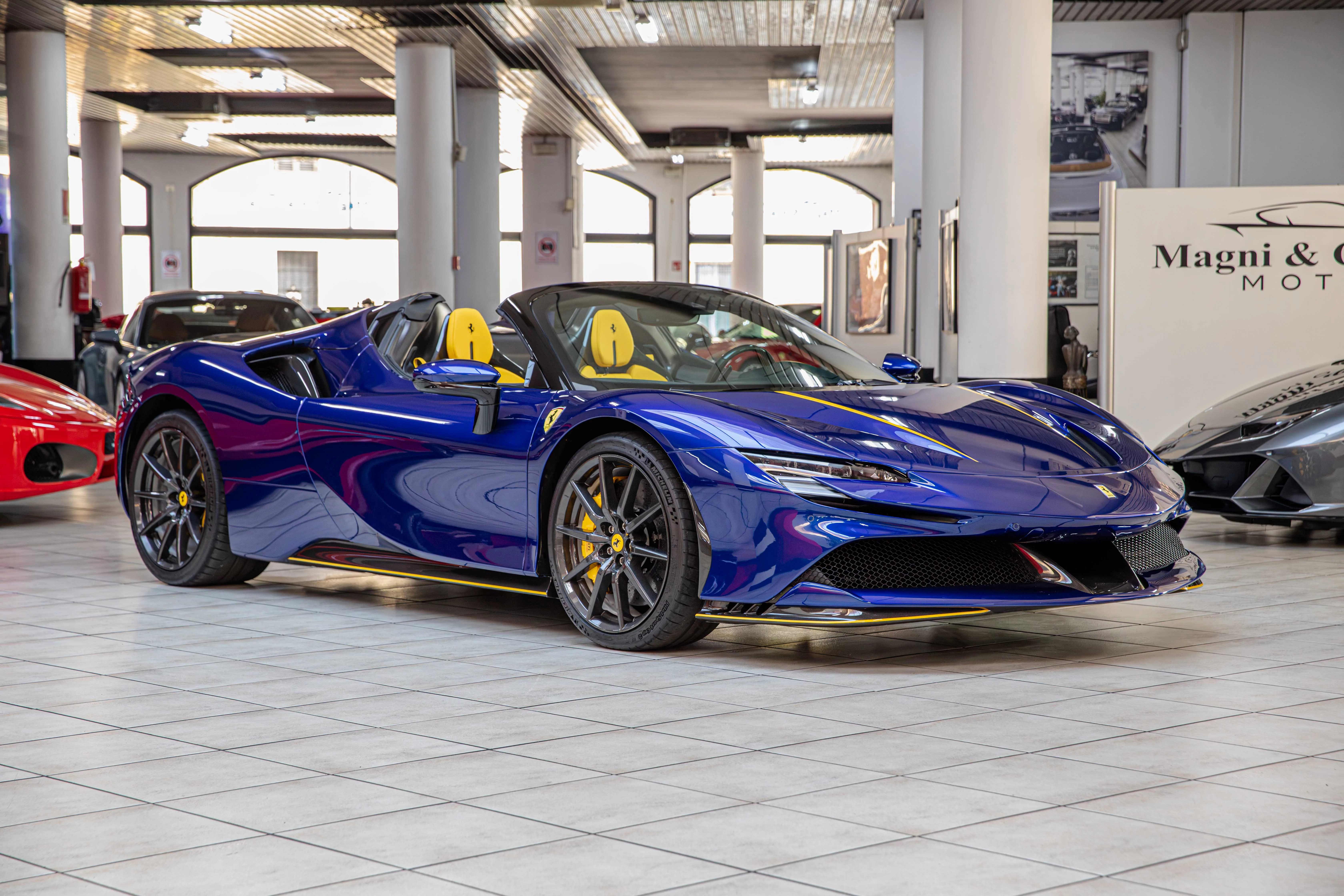 2023 Ferrari SF90 Spider offered by a specialist dealer in Milan, Italy, main photo