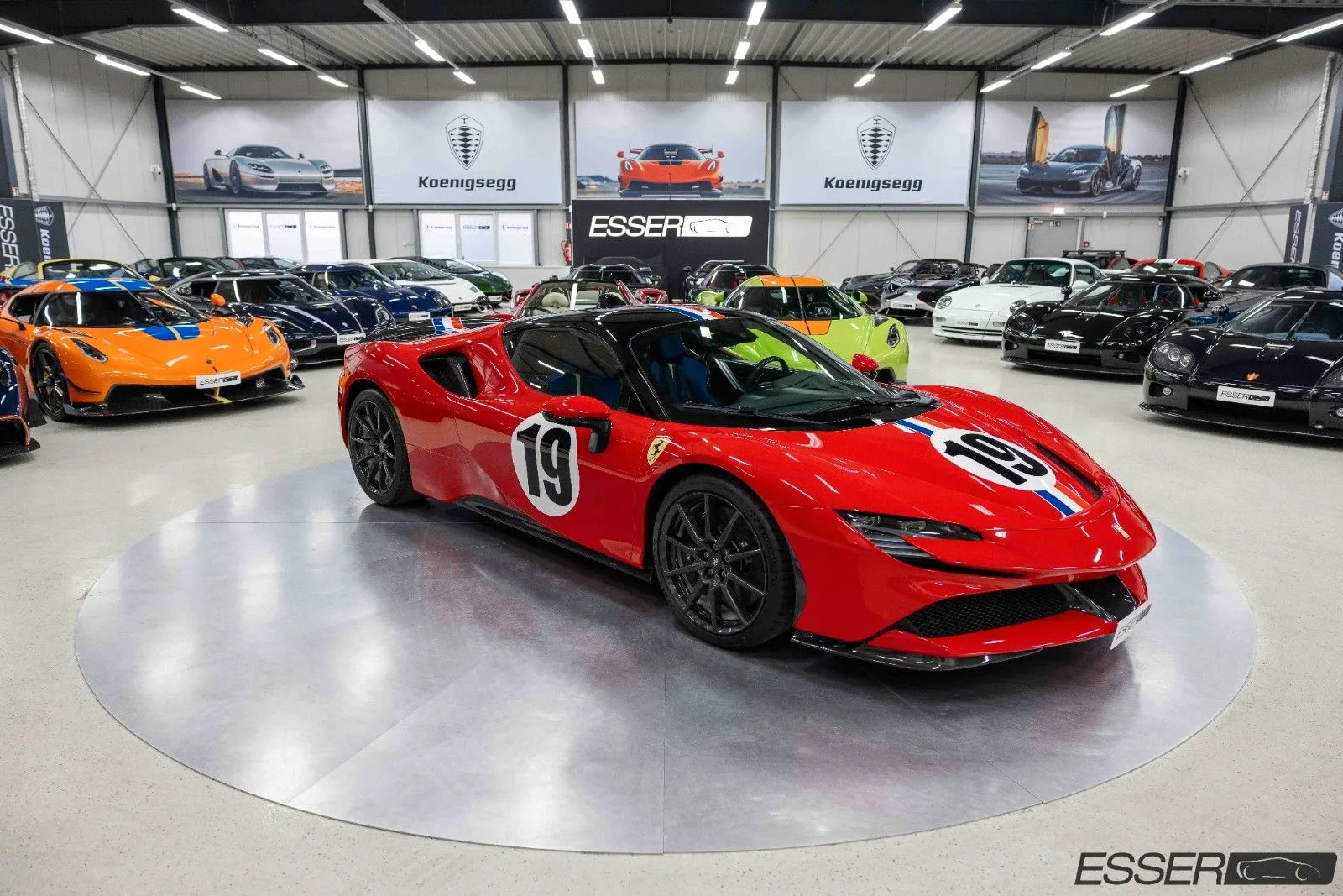 2023 Ferrari SF90 Stradale 250 GTO Le Mans homage offered by a specialist dealer in Alsdorf, Germany, main photo