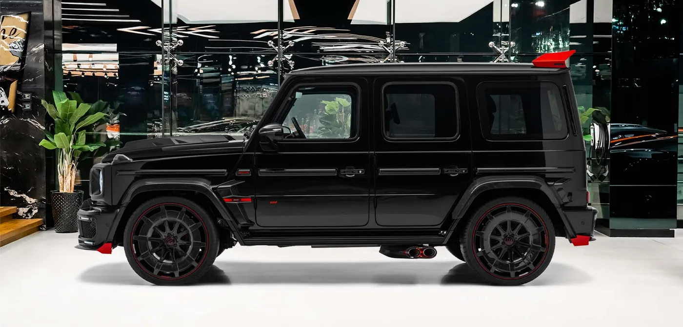 2023 Brabus G 900 Rocket Edition offered by a specialist dealer in Dubai, United Arab Emirates, exterior view 2