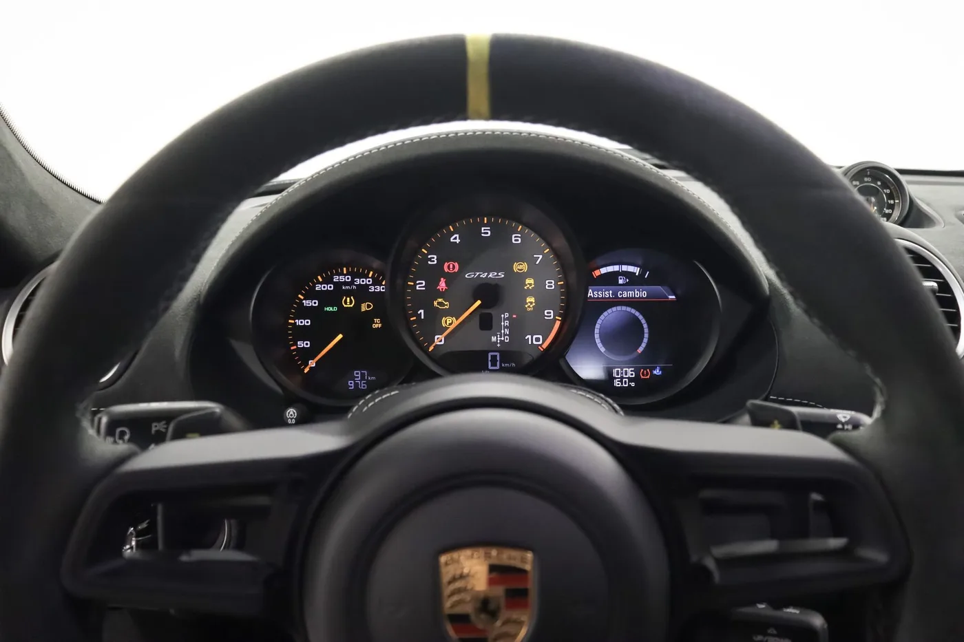 2023 Porsche 718 Cayman GT4 RS Weissach package angeboten von einem Supersportwagenhändler in Zibido San Giacomo, Italien, Foto 17 von 23