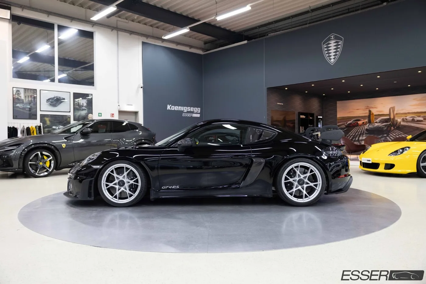 2023 Porsche 718 Cayman GT4 RS Weissach package offered by a specialist dealer in Alsdorf, Germany, photo 7 of 10