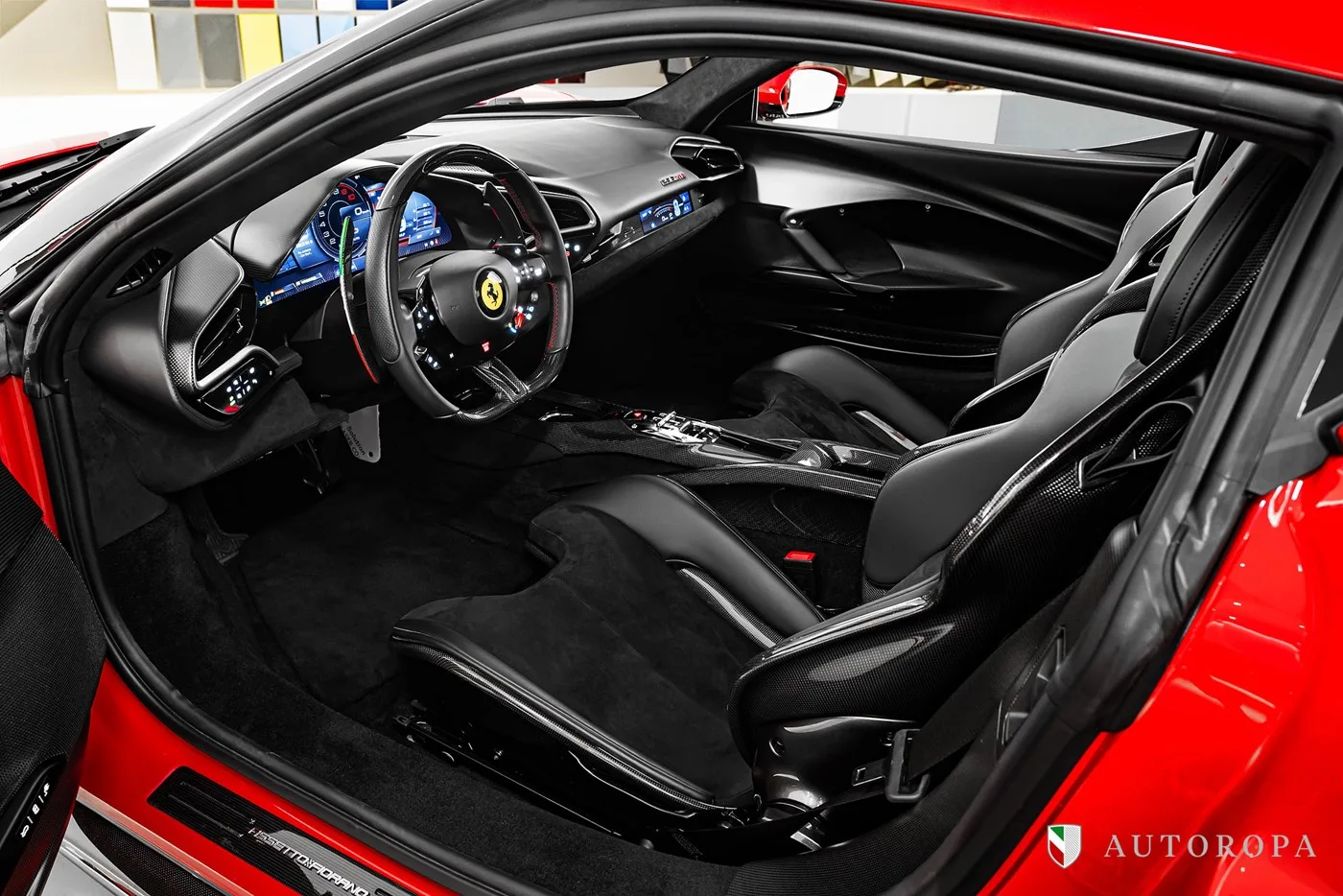 2024 Ferrari 296 GTB Assetto Fiorano angeboten von einem offiziellen Ferrari und Maserati-Vertragshändler in Stockholm, Schweden, Foto 6 von 10