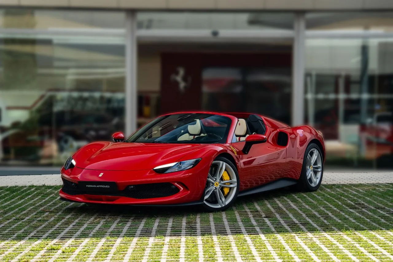 2024 Ferrari 296 GTS offered by a specialist dealer in Madrid, Spain, main photo