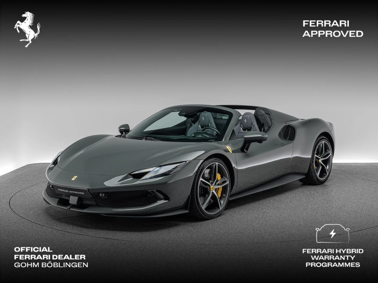 2024 Ferrari 296 GTS en un concesionario especializado de Böblingen, Alemania, foto principal