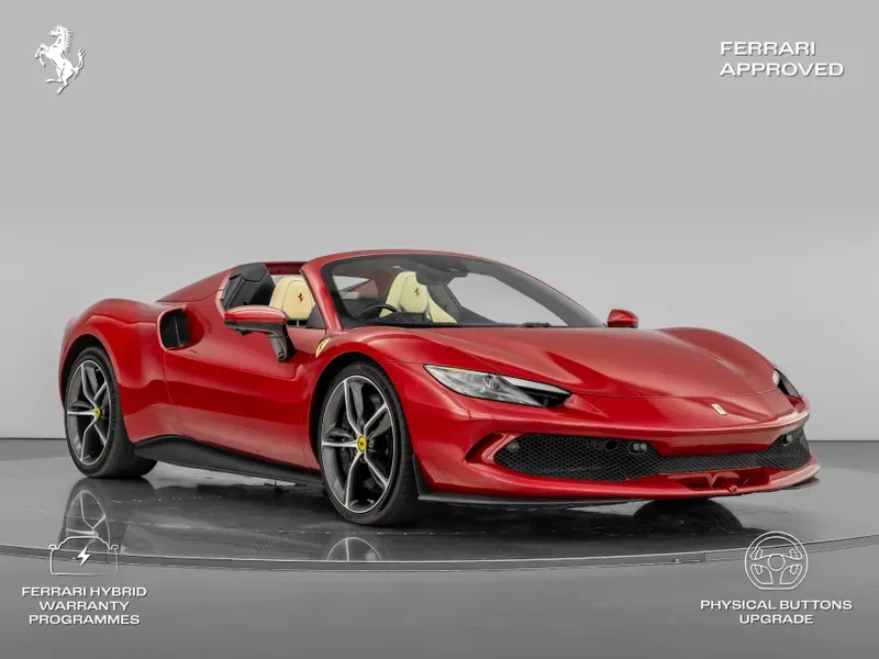 2024 Ferrari 296 GTS proposée par un groupe de concessions agréées à Hatfield, Royaume-Uni, photo principale