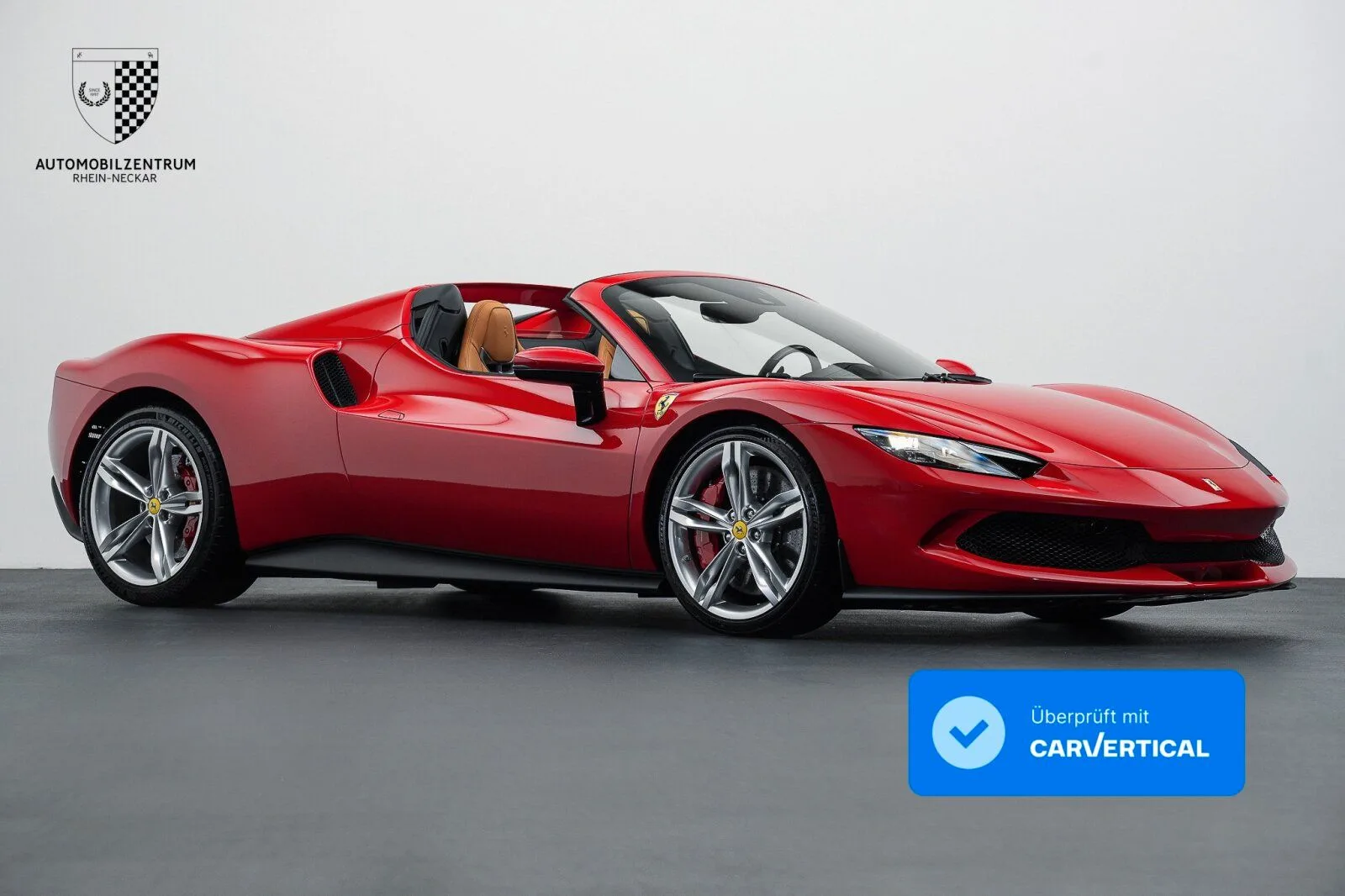 2024 Ferrari 296 GTS offered by a supercar dealer in Viernheim, Germany, main photo