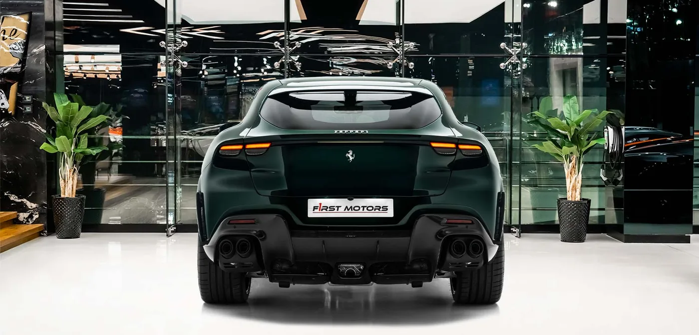 2024 Ferrari Purosangue angeboten von einem Fachhändler in Dubai, Vereinigte Arabische Emirate, Außenansicht 4