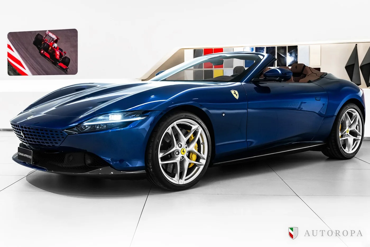 2024 Ferrari Roma Spider proposée par un concessionnaire agréé Ferrari et Maserati à Stockholm, Suède, photo 2 sur 10