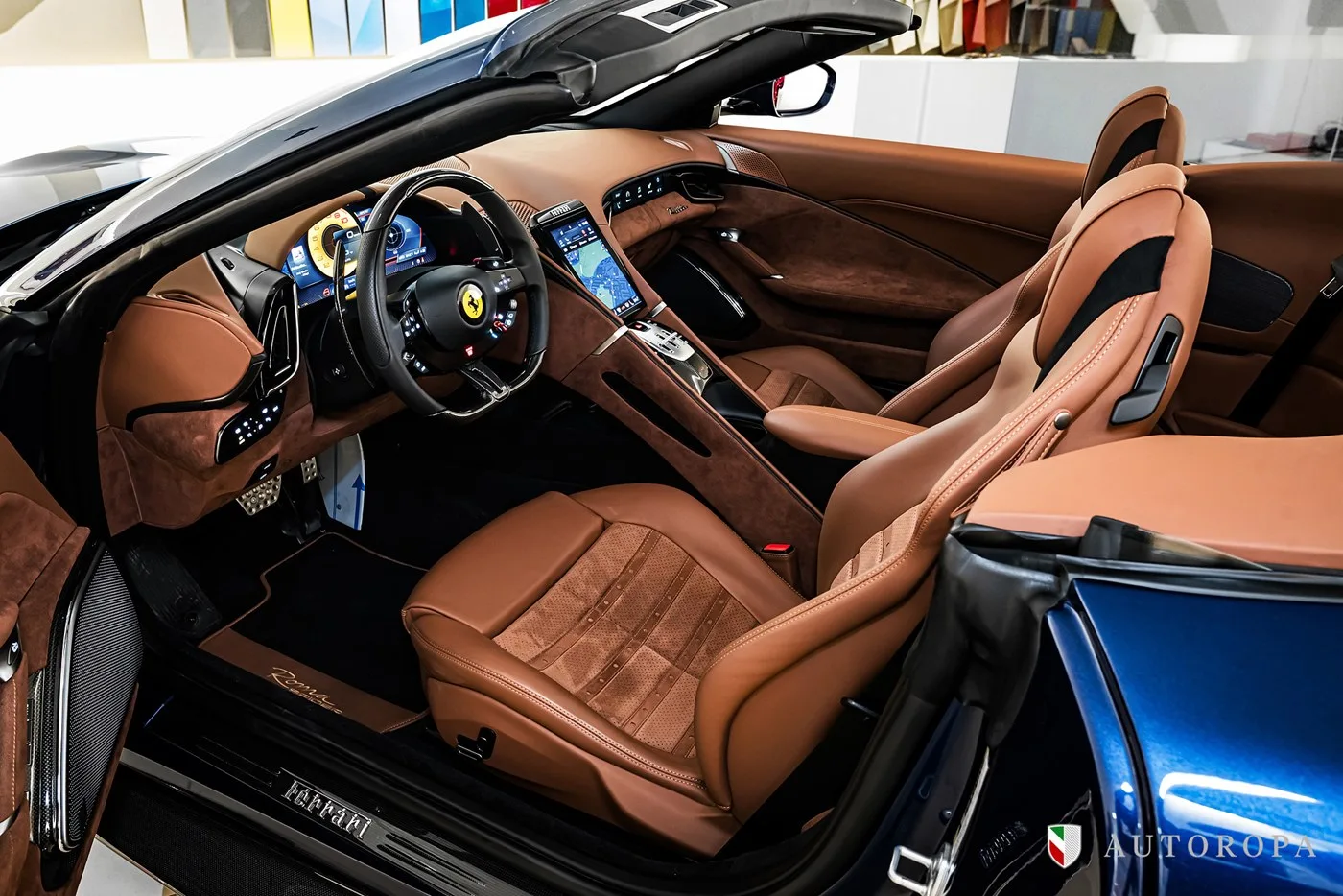2024 Ferrari Roma Spider proposée par un concessionnaire agréé Ferrari et Maserati à Stockholm, Suède, photo 6 sur 10