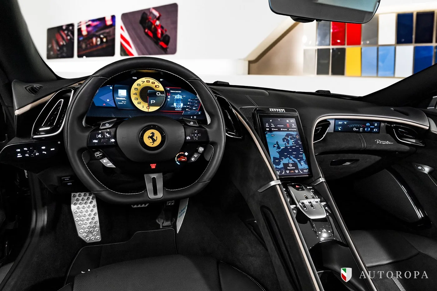 2024 Ferrari Roma Spider proposée par un concessionnaire agréé Ferrari et Maserati à Arlöv, Suède, photo 7 sur 10