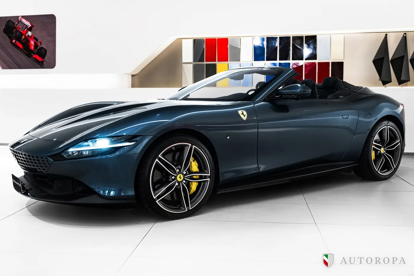 2024 Ferrari Roma Spider proposée par un concessionnaire agréé Ferrari et Maserati à Arlöv, Suède, photo 2 sur 10