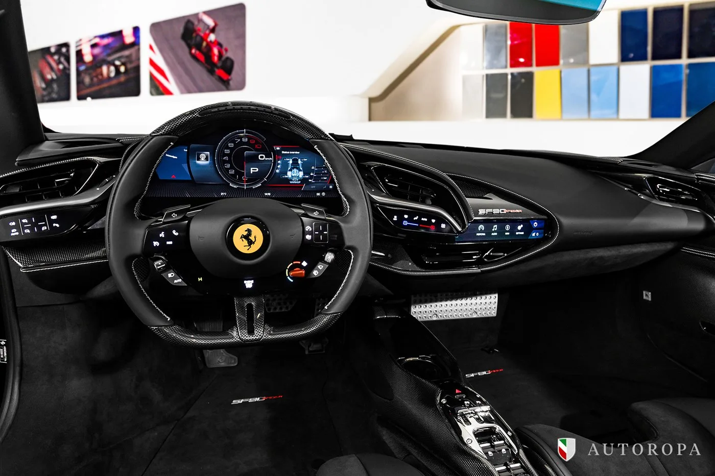 2024 Ferrari SF90 Spider Assetto Fiorano proposée par un concessionnaire agréé Ferrari et Maserati à Arlöv, Suède, photo 7 sur 10