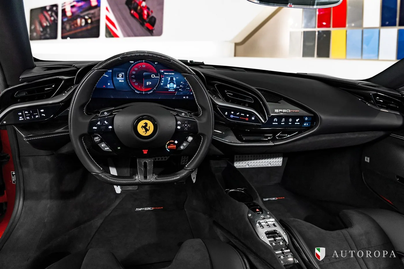 2024 Ferrari SF90 Spider Assetto Fiorano proposée par un concessionnaire agréé Ferrari et Maserati à Arlöv, Suède, photo 7 sur 10